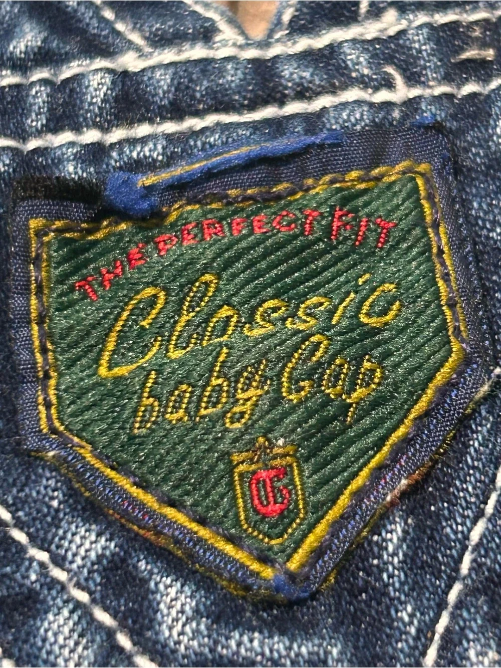 Gap Kids Vintage Denim Overalls Blue Jean Size 2 Years Style Farm Kid Y2K